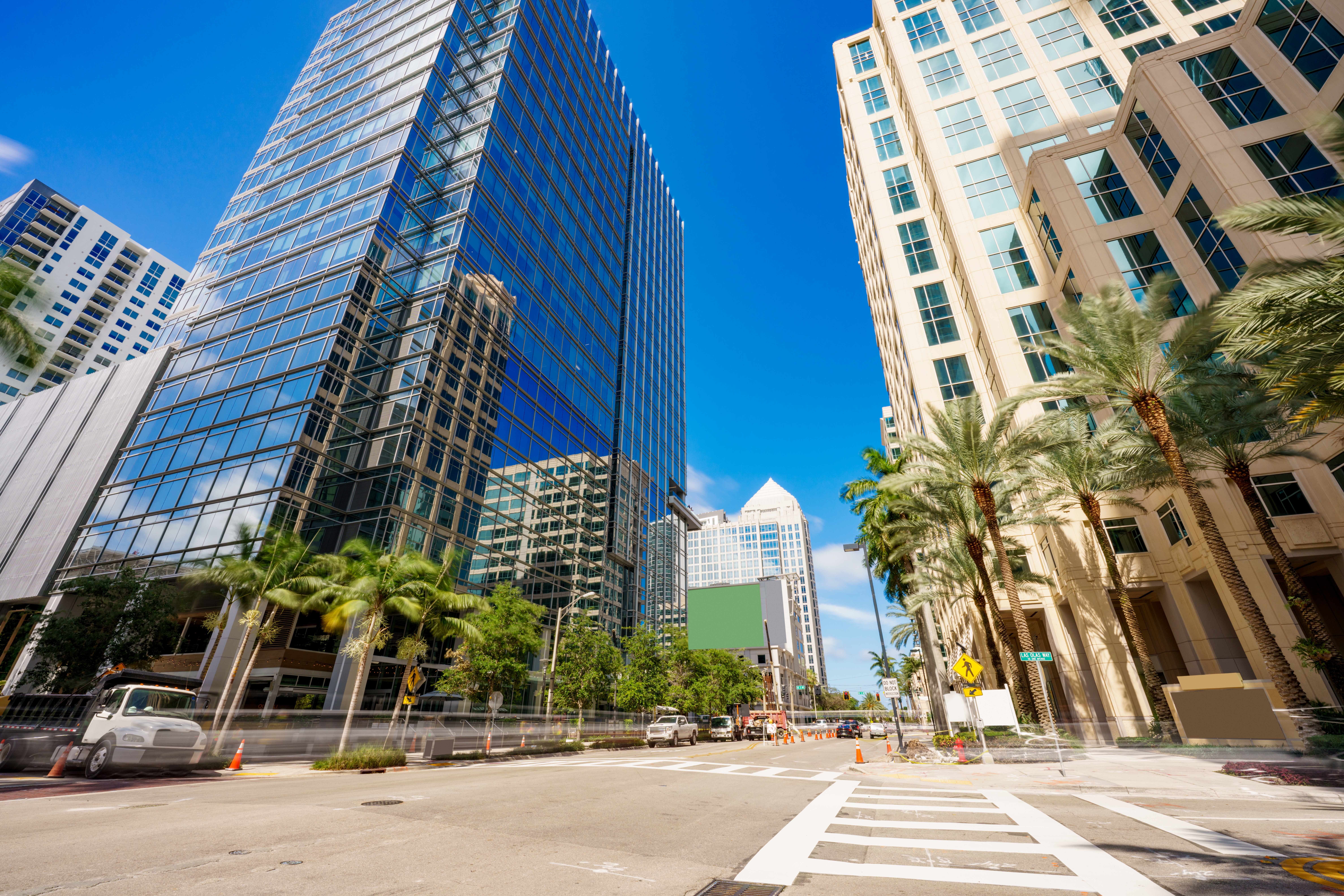 Fort,Lauderdale,Downtown,Scene.,Long,Exposure,Motion,Blur.,Summer,2024
